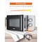 Commercial Chef 0.7 cu ft. 700 - Watt Countertop Microwave Oven, White CHM7DWD - alternate 5